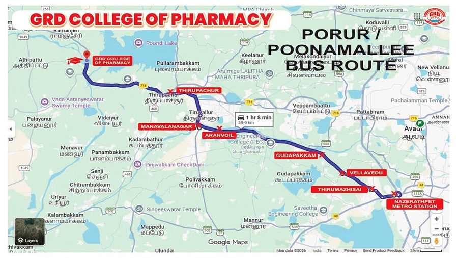 Porur Poonamallee Bus Route Map