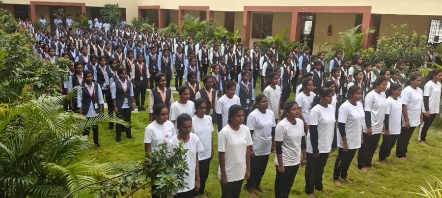 International Yoga Day student gathering