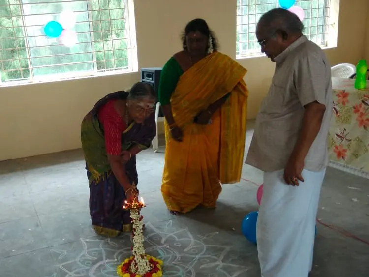 Traditional lamp lighting ceremony lamp lighting